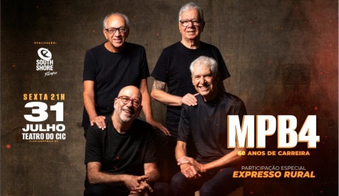 MPB 4 - 60 ANOS (Participação Especial Expresso Rural) - Florianópolis, SC