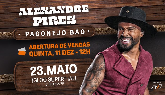 Alexandre Pires - Pagonejo Bão em Curitiba