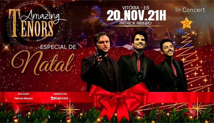 Amazing Tenors | Especial de Natal | Especial de Natal - Vitória, ES