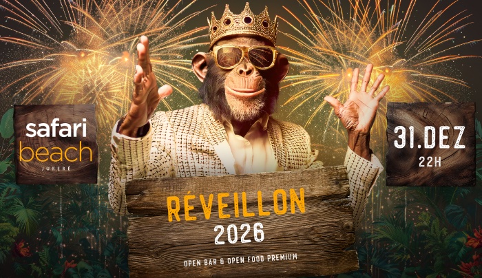 Safari Beach Jurerê - Réveillon 2026