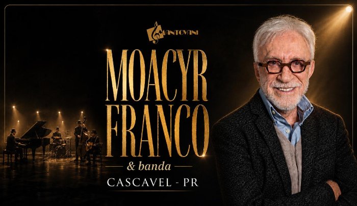 Moacyr Franco & banda em Cascavel/PR - Cascavel, PR