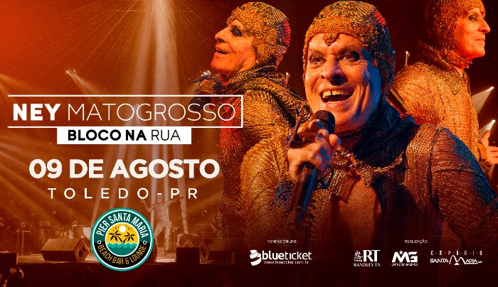 Ney Matogrosso - Bloco na Rua em Toledo