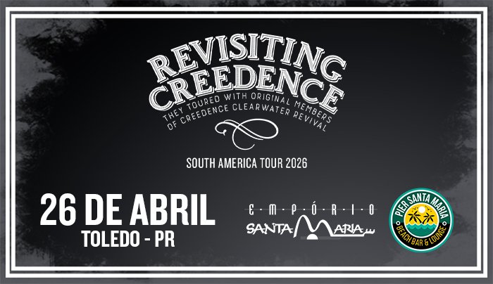 Atração Internacional: Revisiting Creedence | em Toledo