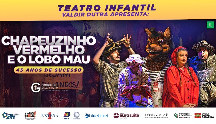 Chapeuzinho Vermelho e o Lobo Mau | Teatro Infantil em Florianópolis