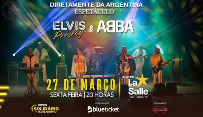 Espetáculo Abba & Elvis em São Carlos