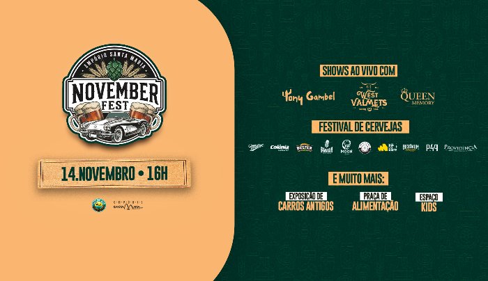 November Fest - Festival de Chopp Artesanais - Toledo, PR
