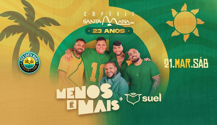 Menos é Mais + Suel em Toledo