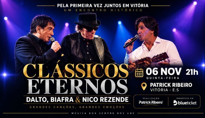CLÁSSICOS - Dalto, Biafra e Nico Resende - Vitória, ES
