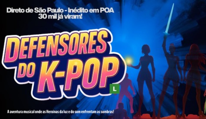 Peça Defensores do K-pop em Porto Alegre
