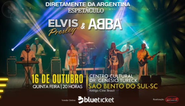 Espetáculo Abba & Elvis em São Bento do Sul