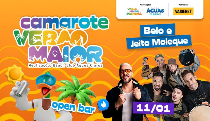 Jeito Moleque e Belo - Camarote Verão Maior Paraná em Matinhos
