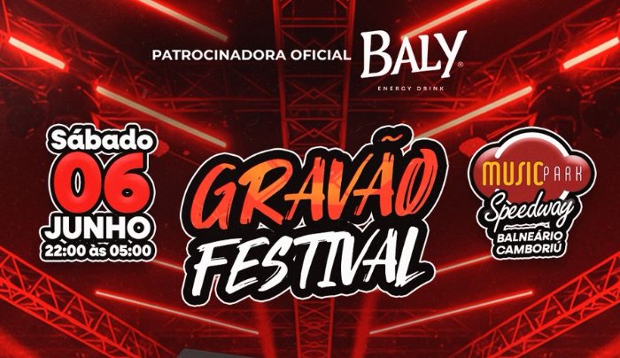 Gravão Festival - Music Park Bc em Balneário Camboriú