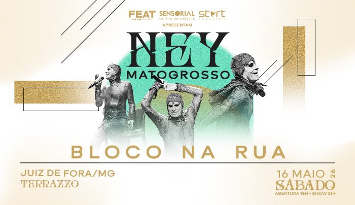 Ney Matogrosso – Bloco na Rua em Juiz de Fora