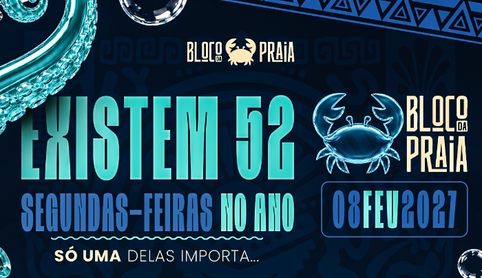 Bloco da Praia | Carnaval de Ouro Preto 2027 - Ouro Preto, MG