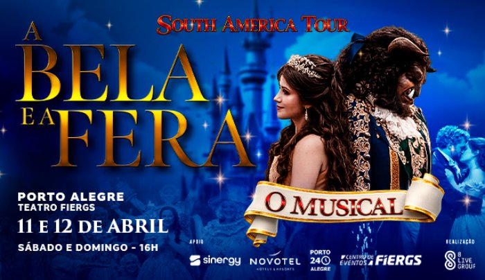 A Bela e a Fera o Musical em Porto Alegre