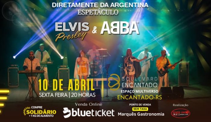 ESPETÁCULO ABBA & ELVIS - Encantado, RS