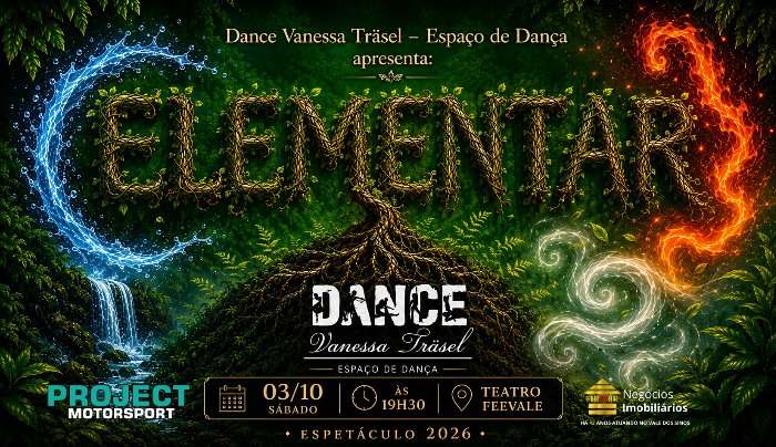 ELEMENTAR Espetáculo de dança - Novo Hamburgo, RS