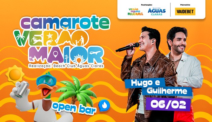 Hugo e Guilherme - Camarote Verão Maior Paraná em Matinhos