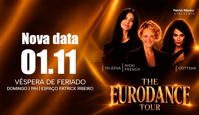 EURODANCE TOUR - O Ano mais marcante de Vitória está de volta! - Vitória, ES
