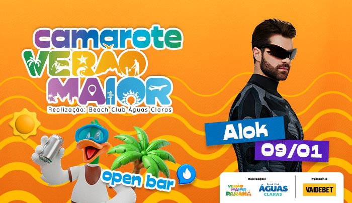 Alok - Camarote Verão Maior Paraná em Matinhos