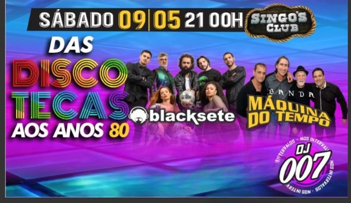 Das Discotecas aos Anos 80 – a Festa! em Serra