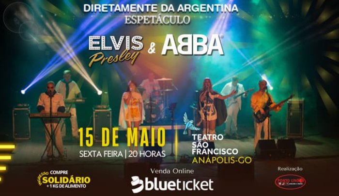 Espetáculo Abba & Elvis em Anápolis