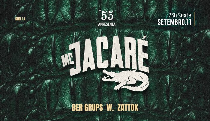+55 Apresenta: MC Jacaré em Curitiba