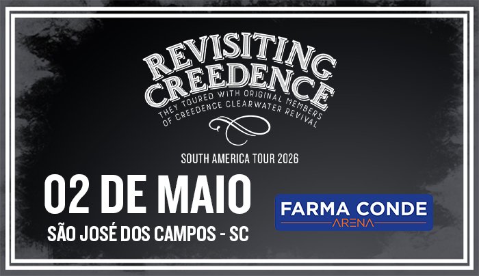 Atração Internacional: Revisiting Creedence | São José dos Campos