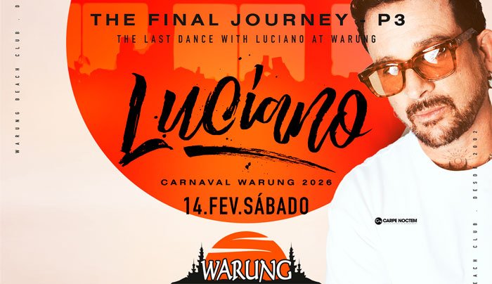 Warung Beach Club I Carnaval 2026 I Luciano em Itajaí