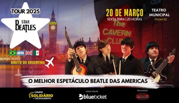 Star Beatles – International Beatles Tribute em Itajaí