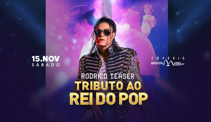 Rodrigo Teaser - O Maior Tributo ao Rei do Pop em Toledo