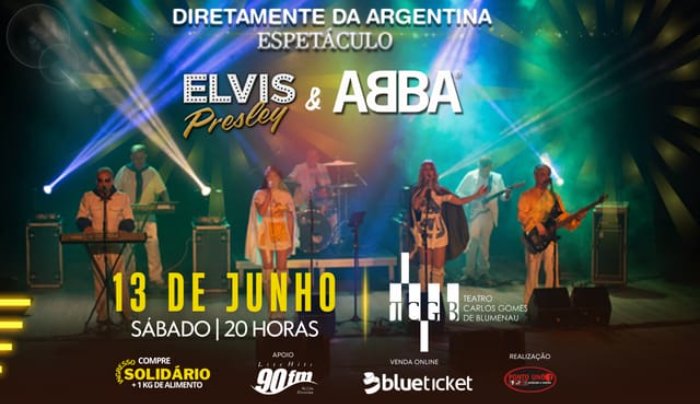 Espetáculo Abba & Elvis em Blumenau