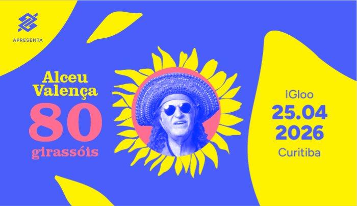 Turnê Alceu 80 Girassóis em Curitiba