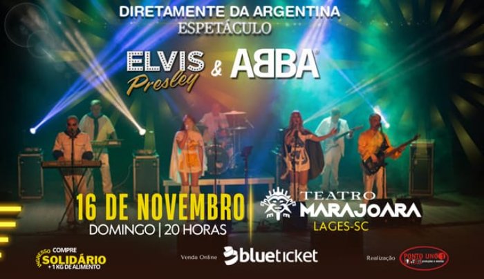 Espetáculo Abba & Elvis em Lages