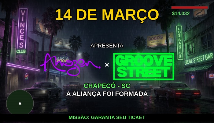 Amazon & Groove Street - Amazon Club - Ingressos - Blueticket