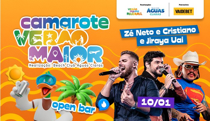 Jiraya Uai e Zé Neto e Cristiano - Camarote Verão Maior Paraná em Matinhos