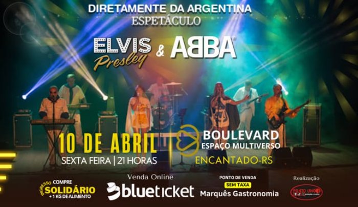 ESPETÁCULO ABBA & ELVIS - Encantado, RS