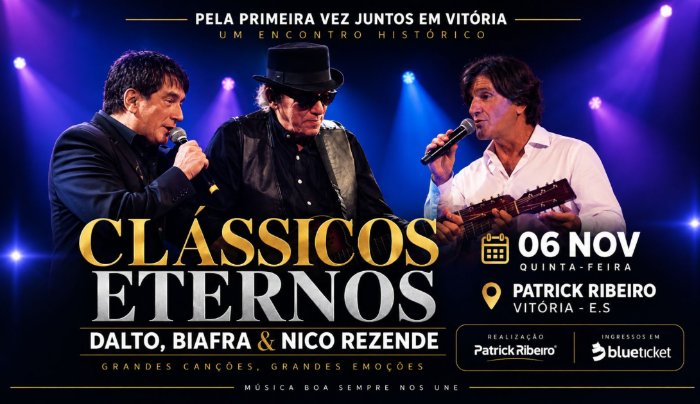 CLÁSSICOS - Dalto, Biafra e Nico Resende - Vitória, ES